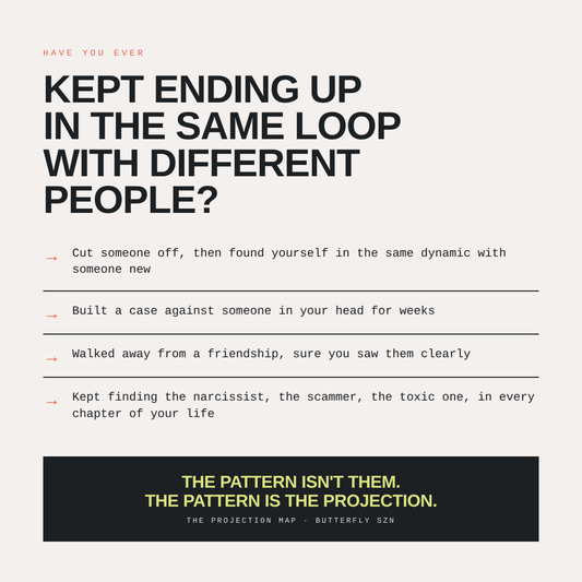 Have you ever kept ending up in the same loop with different people. The Projection Map helps you spot the pattern.
