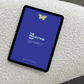 The Projection Map digital guide cover on iPad, a self-worth tool from Butterfly SZN for spotting projection in real time.